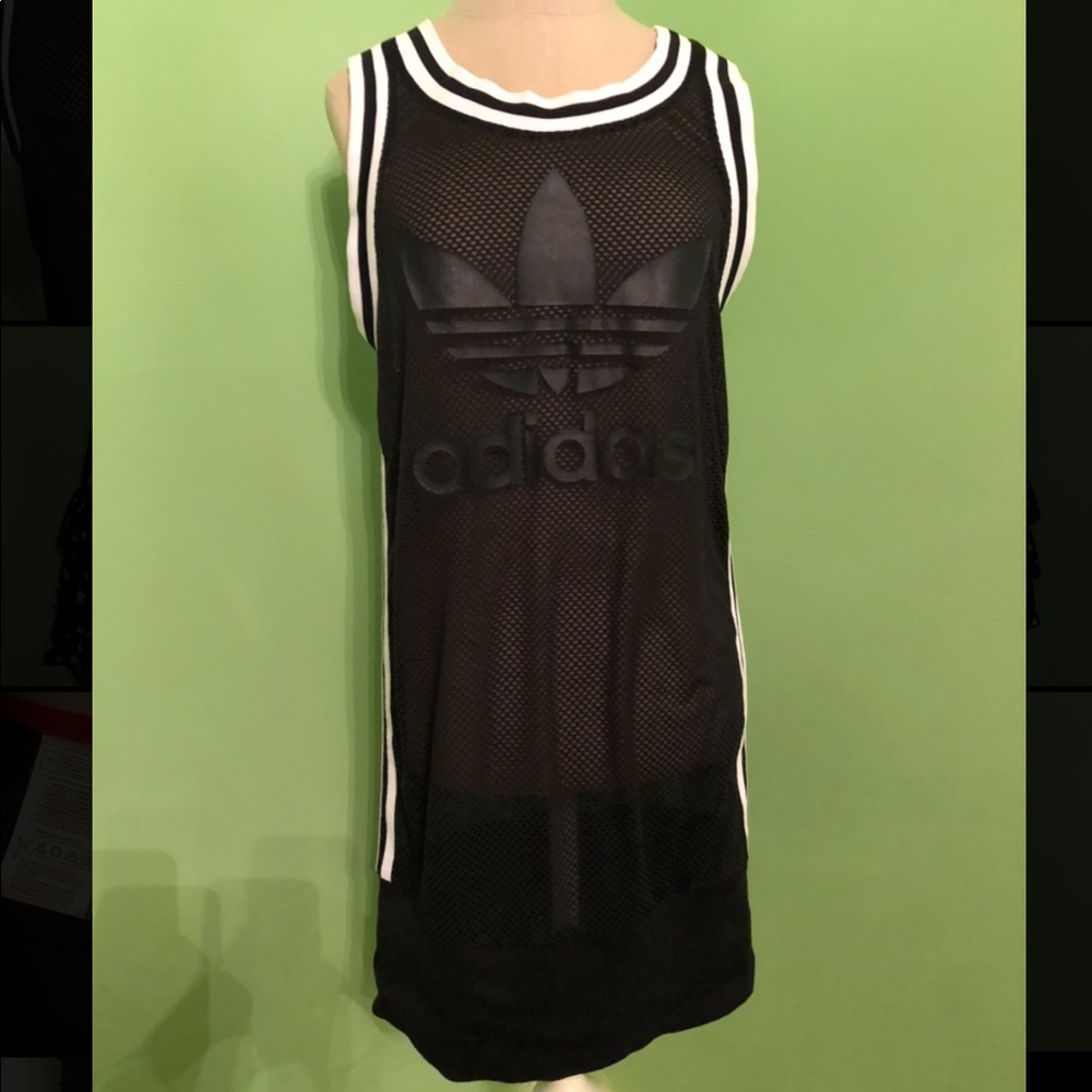 Adidas BB Black Mesh Tank Dress